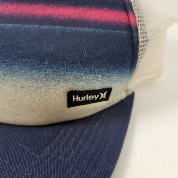 Hurley Ragland Destroy Trucker‎ Unisex Hat Blue Mesh Back Snapback MHA0004040 - Picture 12 of 13